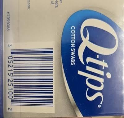 Q-tips Cotton Swabs 500 ea (Pack of 12)