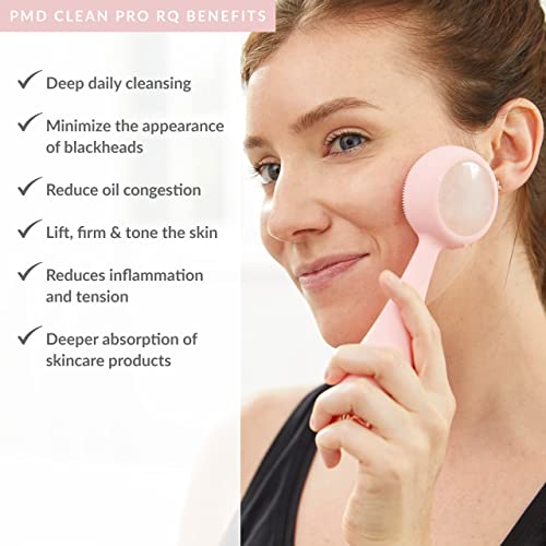 Electric Facial Cleansing Brush with Heated Massager