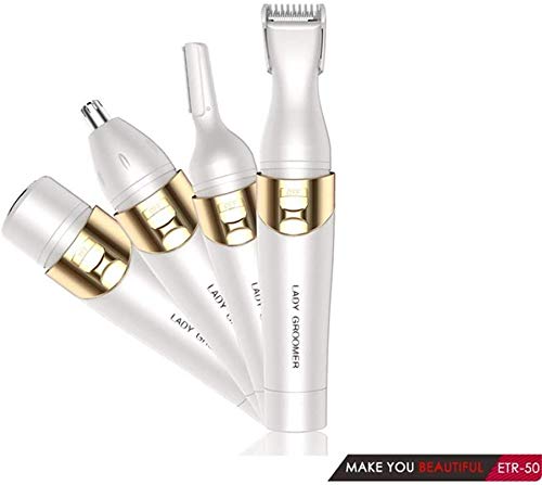 4-in-1 Eyebrow Trimmer & Facial Hair Remover
