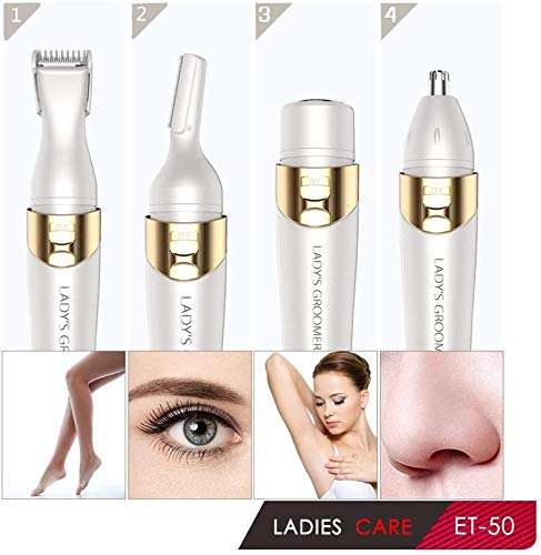 4-in-1 Eyebrow Trimmer & Facial Hair Remover