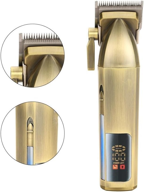 Rechargeable Hair Clipper with LCD Display