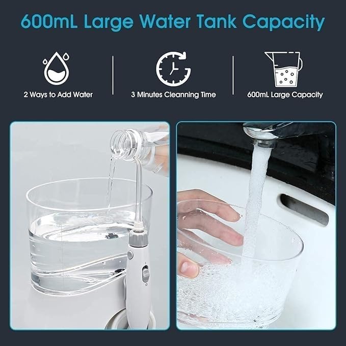 600ML Water Flosser & Oral Irrigator