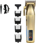 Rechargeable Hair Clipper with LCD Display