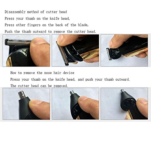 Electric Hair & Beard Trimmer with Nose Trimmer