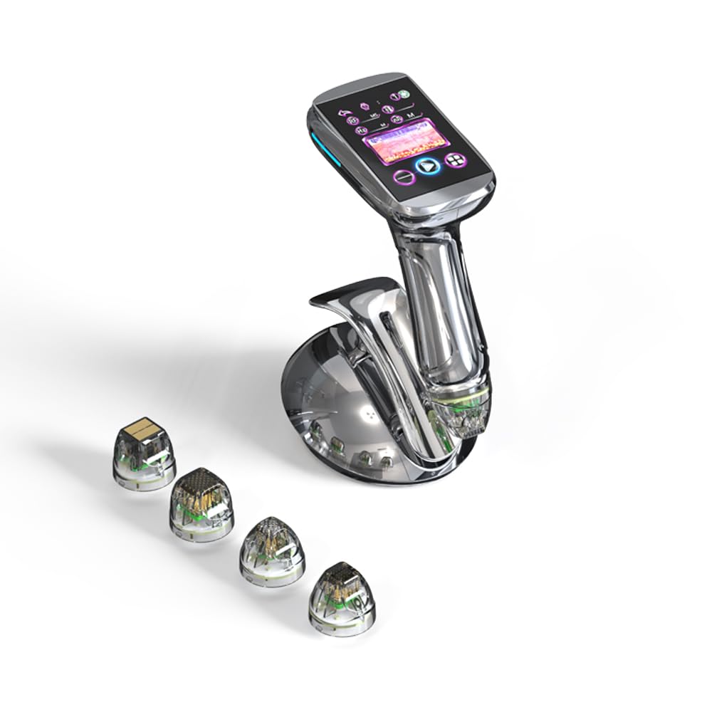 Portable Adjustable 0.5-7mm Beauty Machine with 8 Insulated cartridges