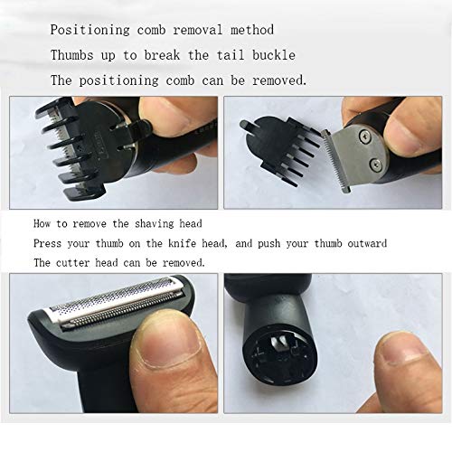 Electric Hair & Beard Trimmer with Nose Trimmer