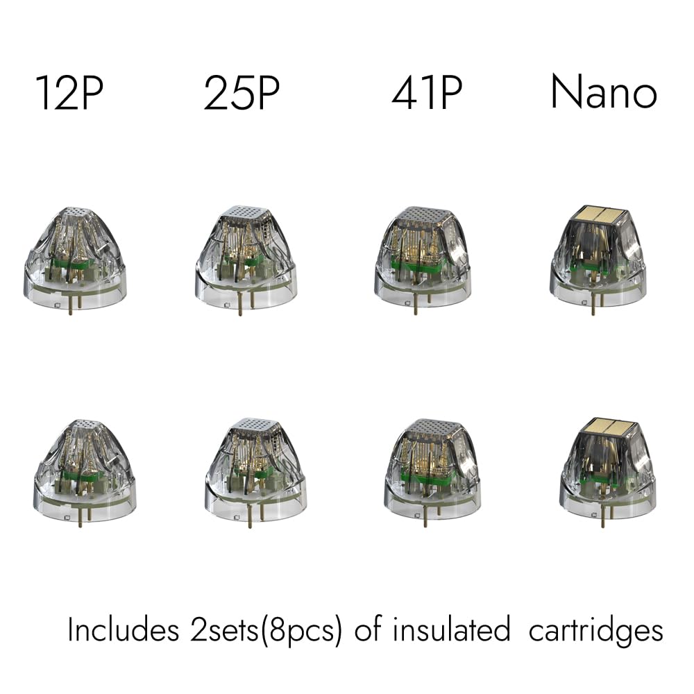 Portable Adjustable 0.5-7mm Beauty Machine with 8 Insulated cartridges