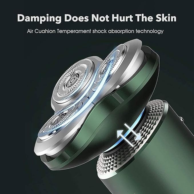 Waterproof Rotary Electric Shaver & Grooming Kit