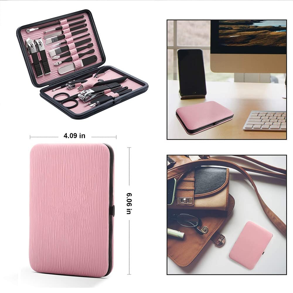 18-in-1 Stainless Steel Manicure & Pedicure Kit