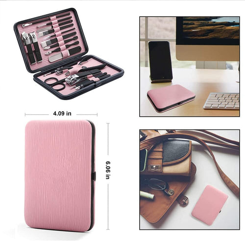 18-in-1 Stainless Steel Manicure & Pedicure Kit