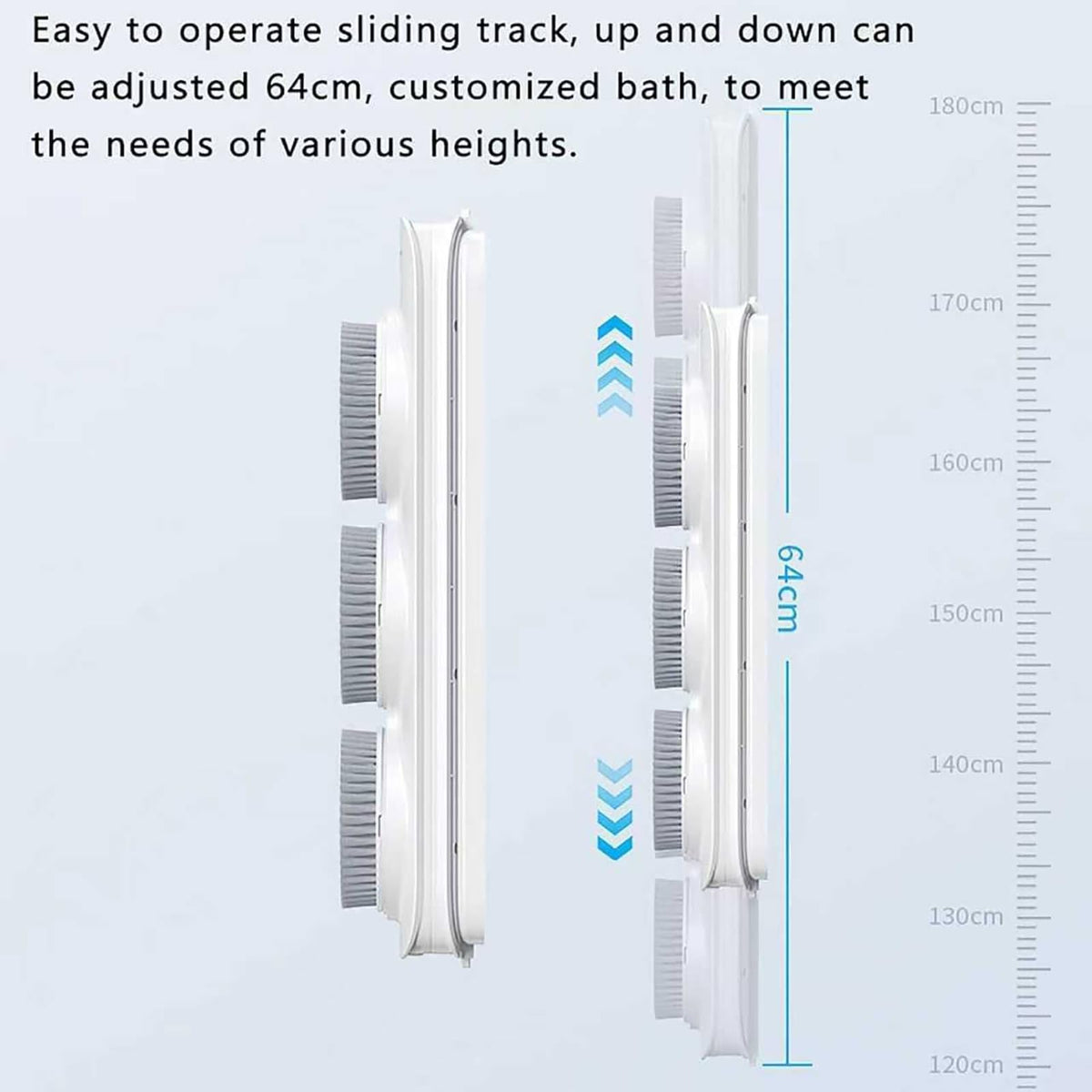 Wall-Mounted Electric Back Scrubber