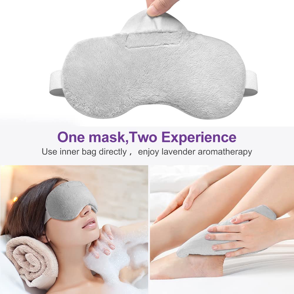 Lavender Weighted Eye Mask for Hot & Cold Therapy