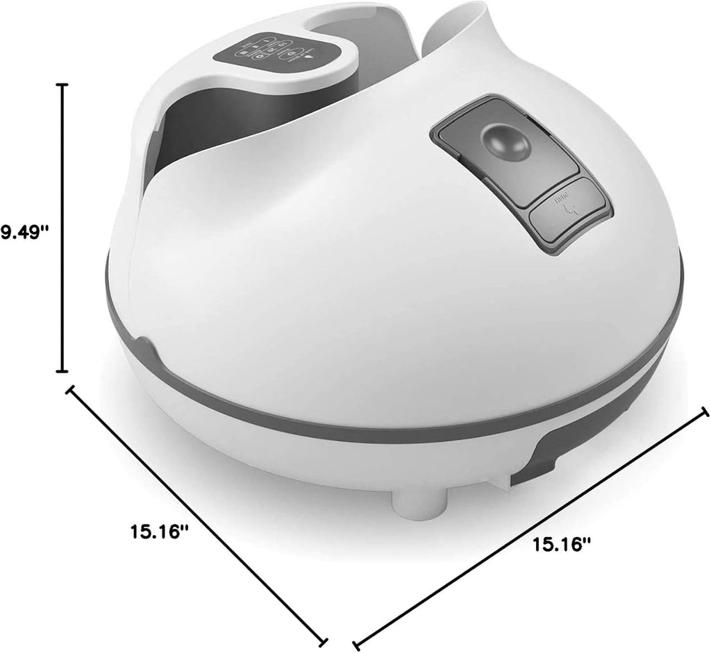 Heated Foot Spa Massager with Shiatsu Rollers