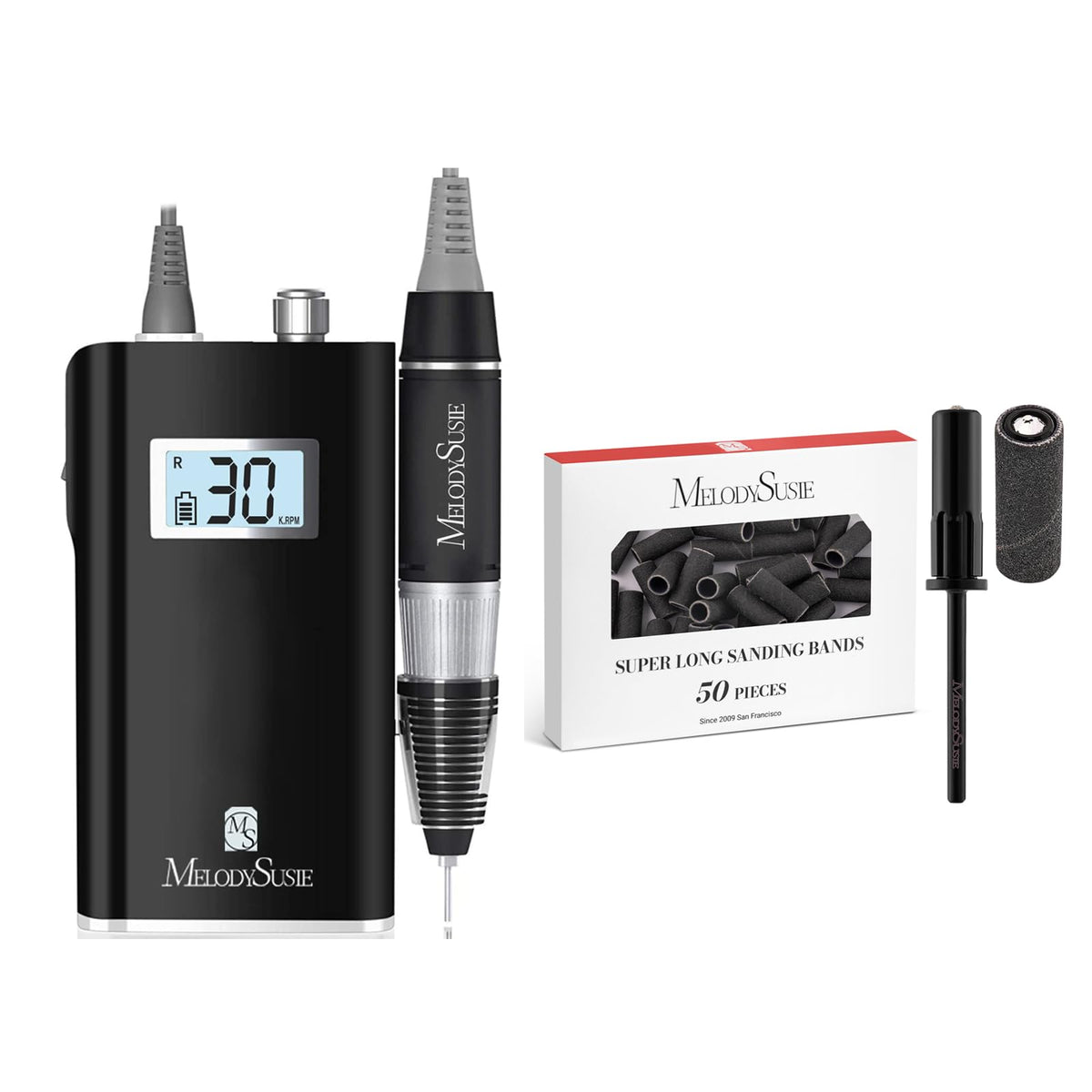 Rechargeable 30000 RPM Nail Drill Kit