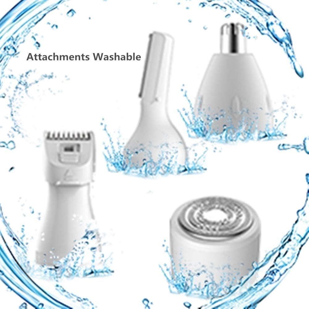 4-in-1 Eyebrow Trimmer & Facial Hair Remover