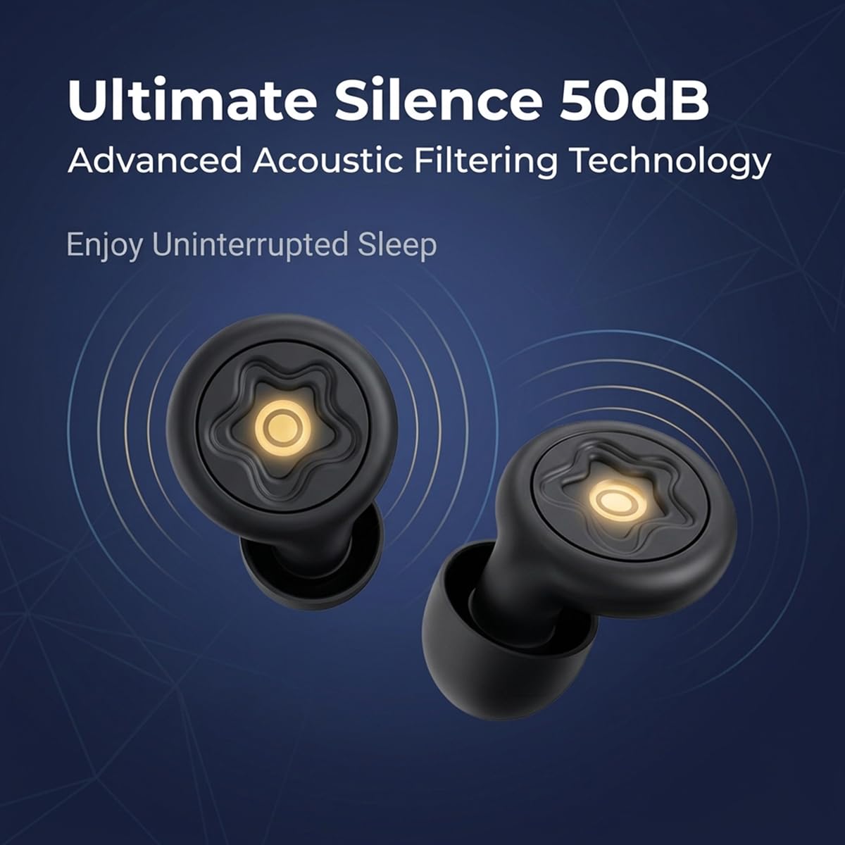 Reusable Noise-Reducing Silicone Earplugs