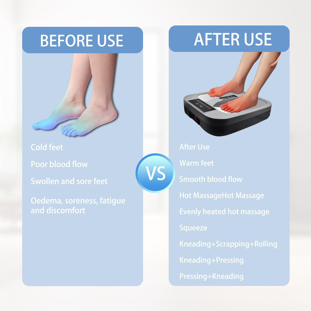 Foot Massager for Pain Relief, Soothe Tired Feet Daily