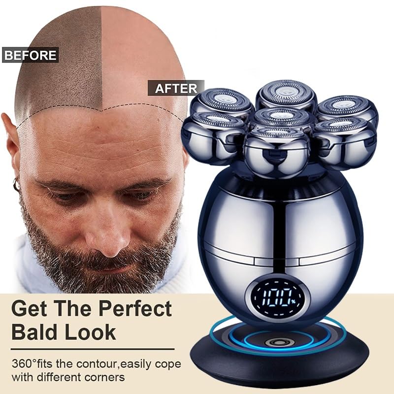 7D Floating Head Waterproof Electric Shaver