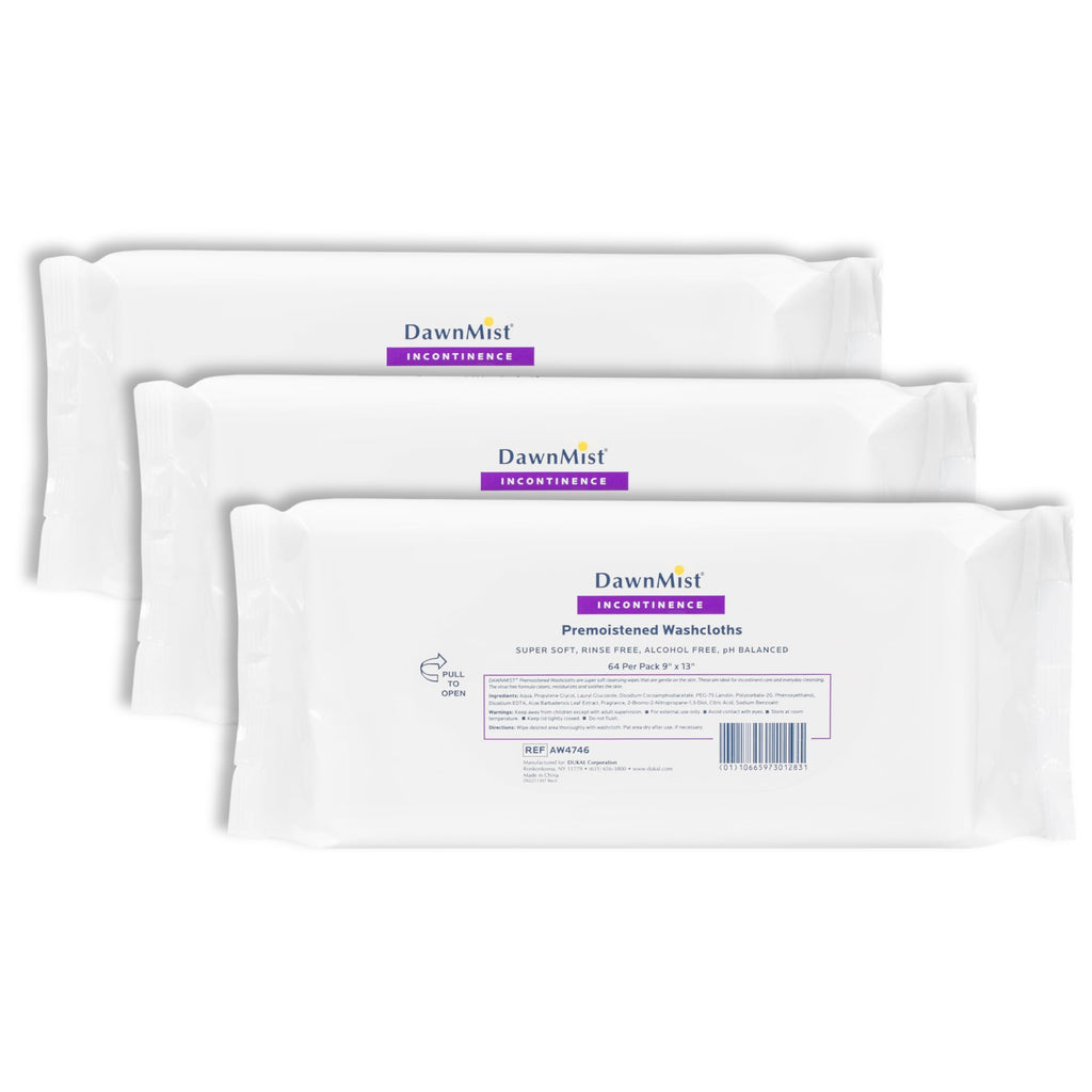 Pre-Moistened Disposable Adult Washcloths
