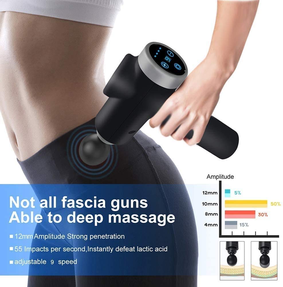 Deep Tissue Massage Gun with 9 Speeds