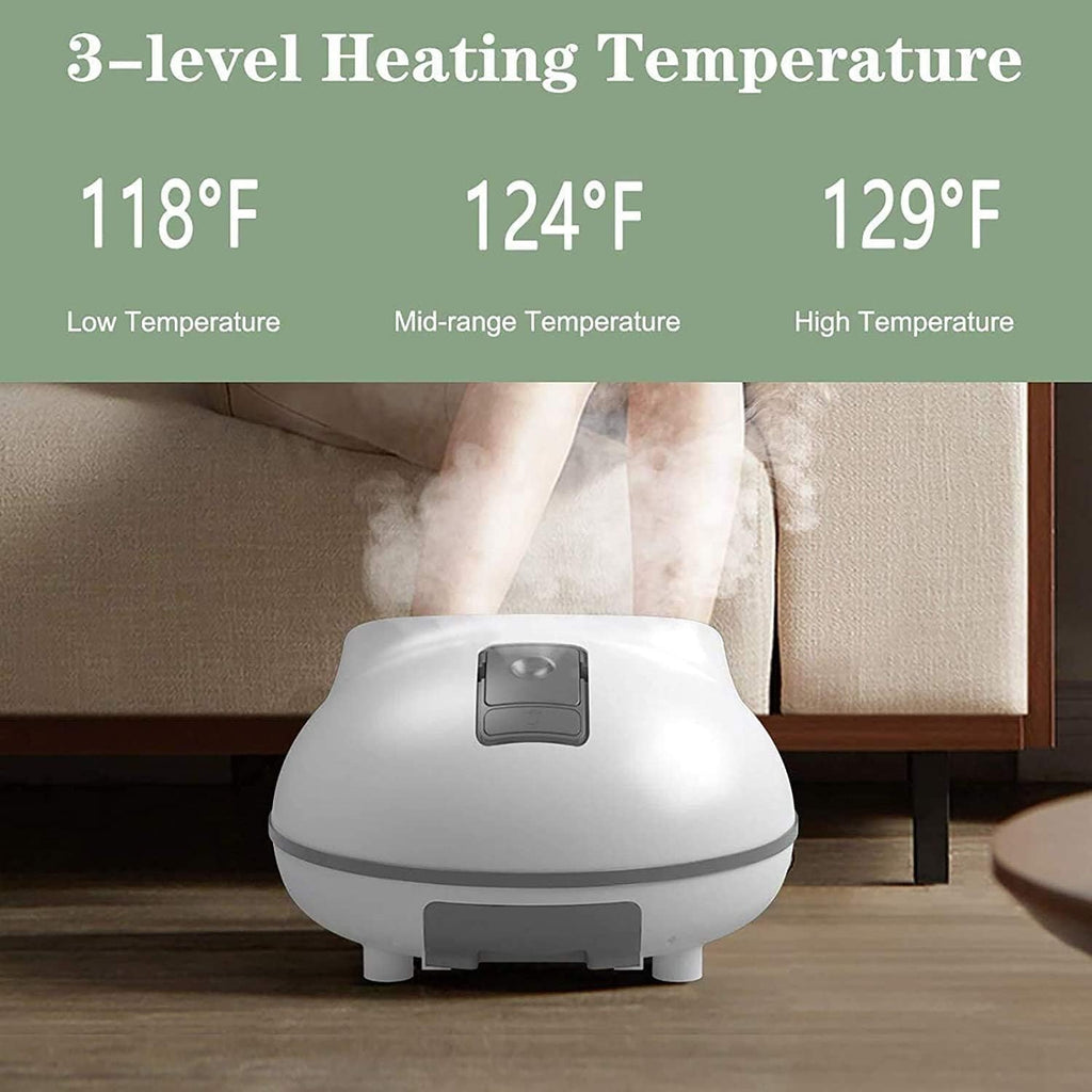 Heated Foot Spa Massager with Shiatsu Rollers