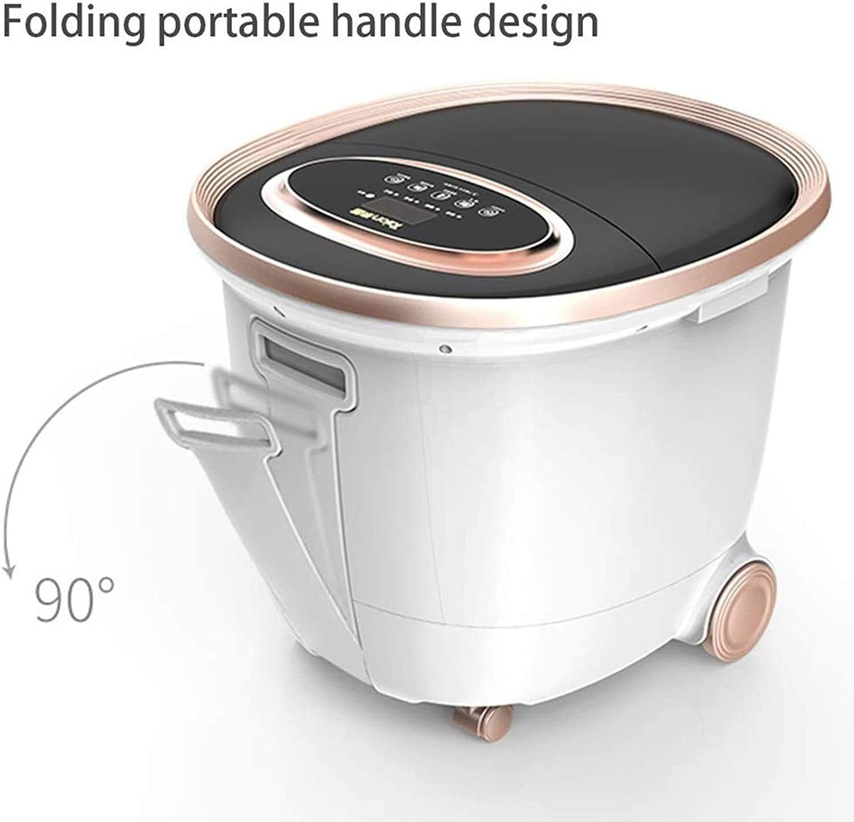 Heated Foot Spa Massager with Automatic Rollers
