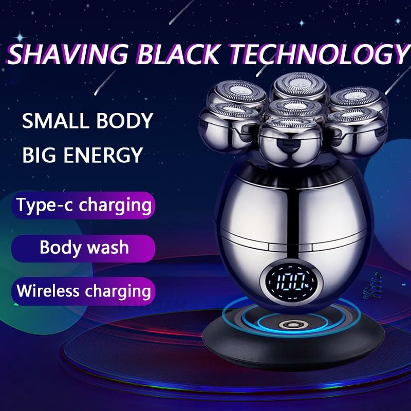 7D Floating Head Waterproof Electric Shaver
