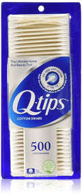 Q-tips Cotton Swabs 500 ea (Pack of 12)