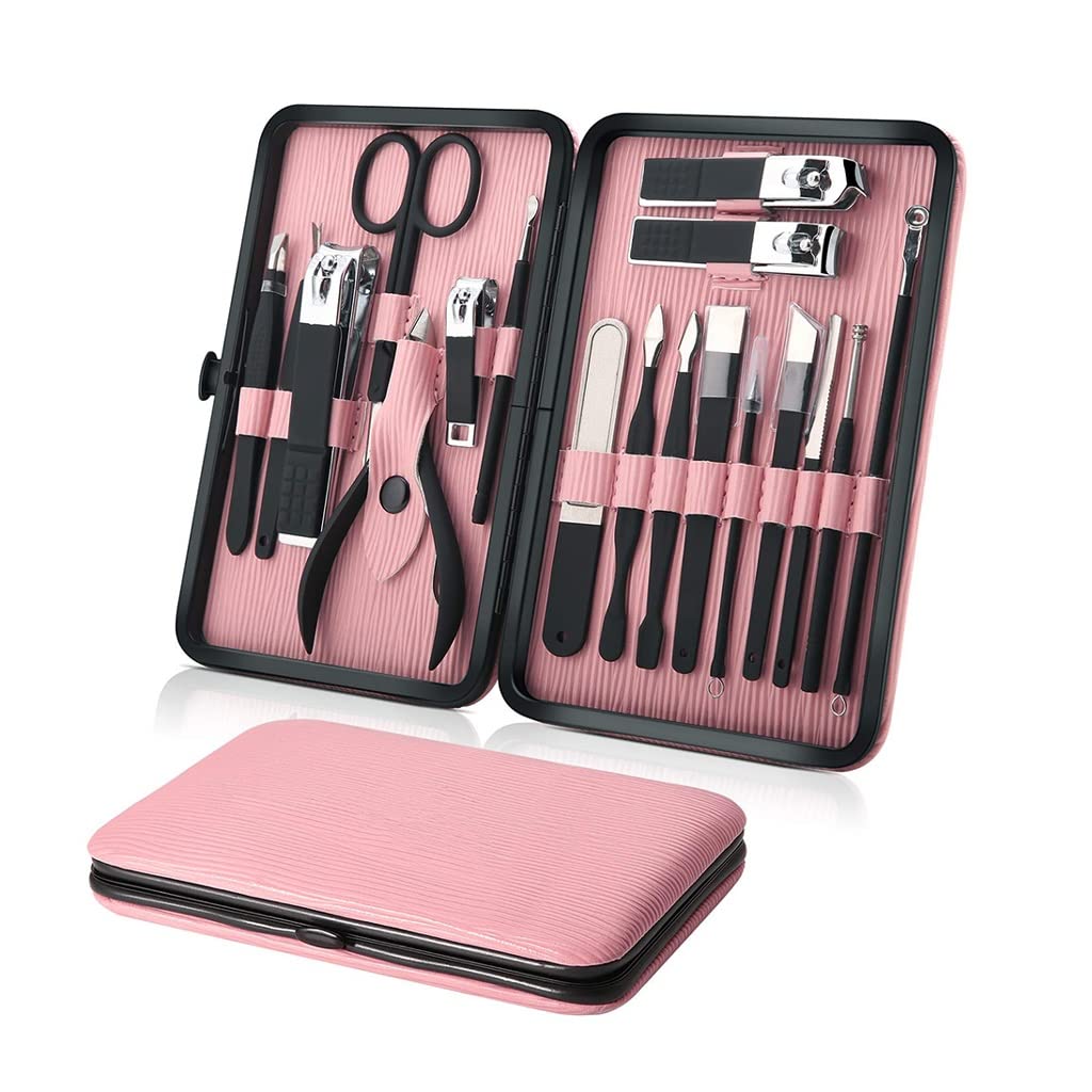 18-in-1 Stainless Steel Manicure & Pedicure Kit