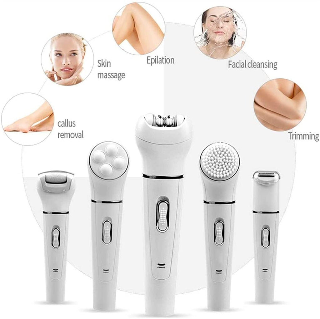5-in-1 Waterproof Women’s Electric Shaver