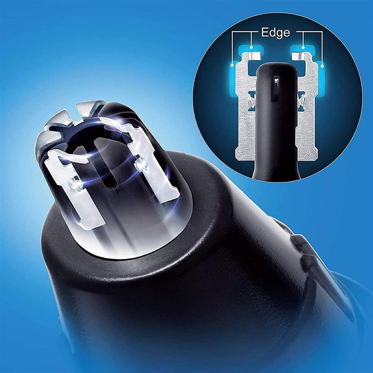 Battery-Operated Ear & Nose Hair Trimmer
