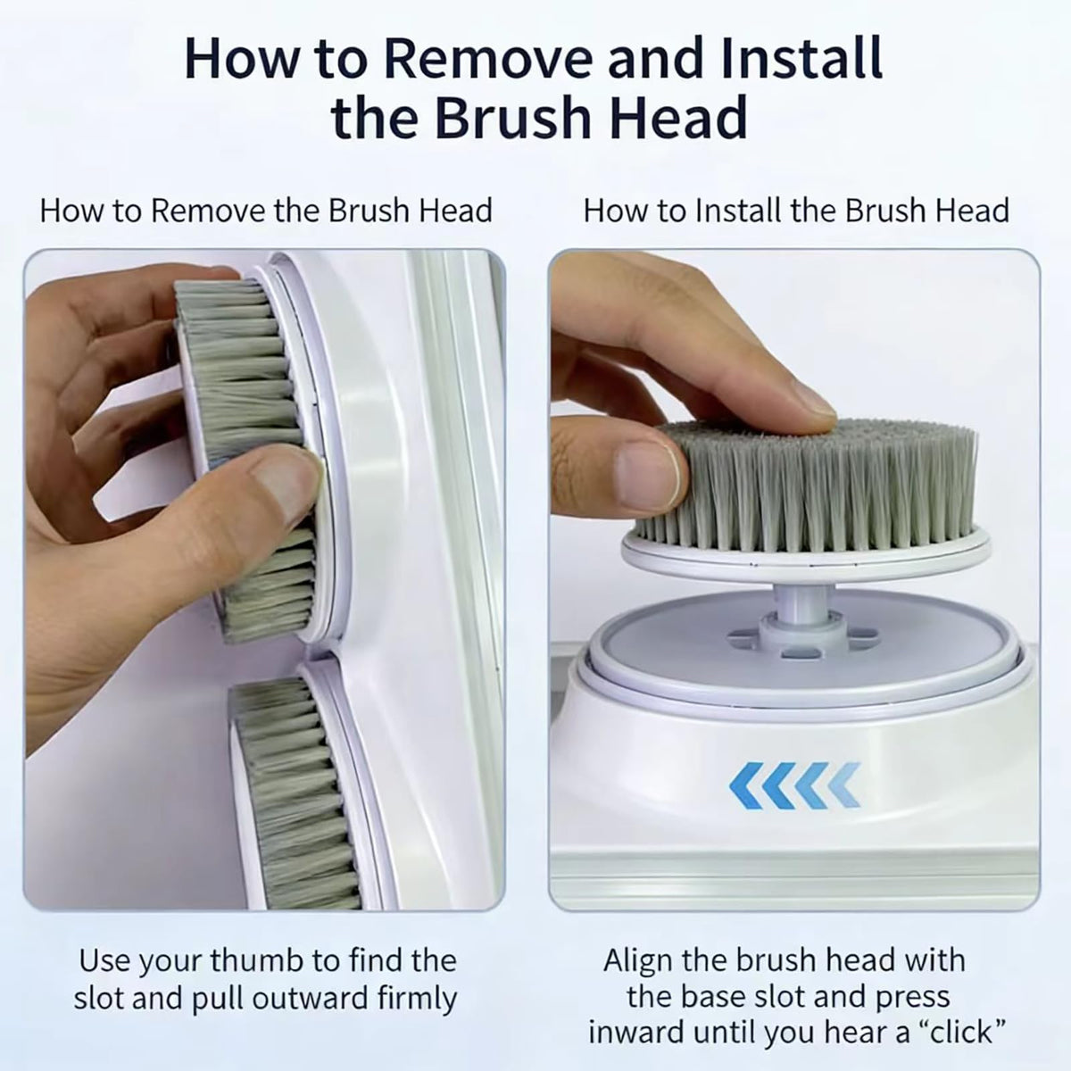 Wall-Mounted Electric Back Scrubber