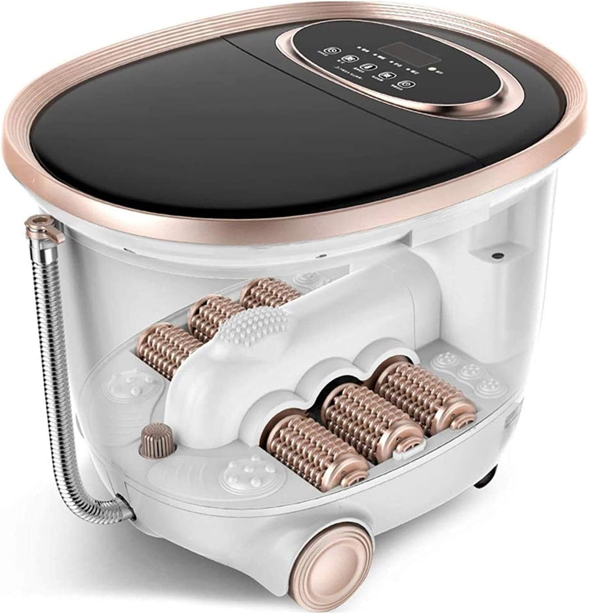 Heated Foot Spa Massager with Automatic Rollers