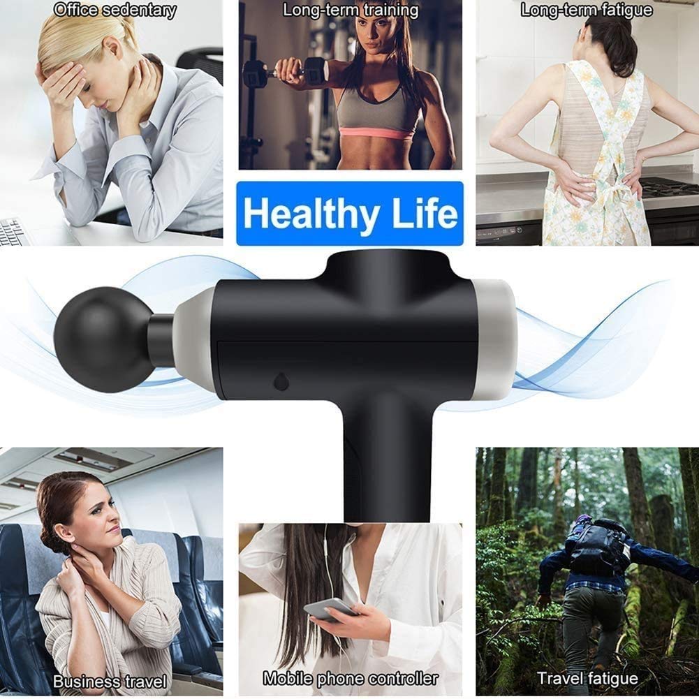 Deep Tissue Massage Gun with 9 Speeds