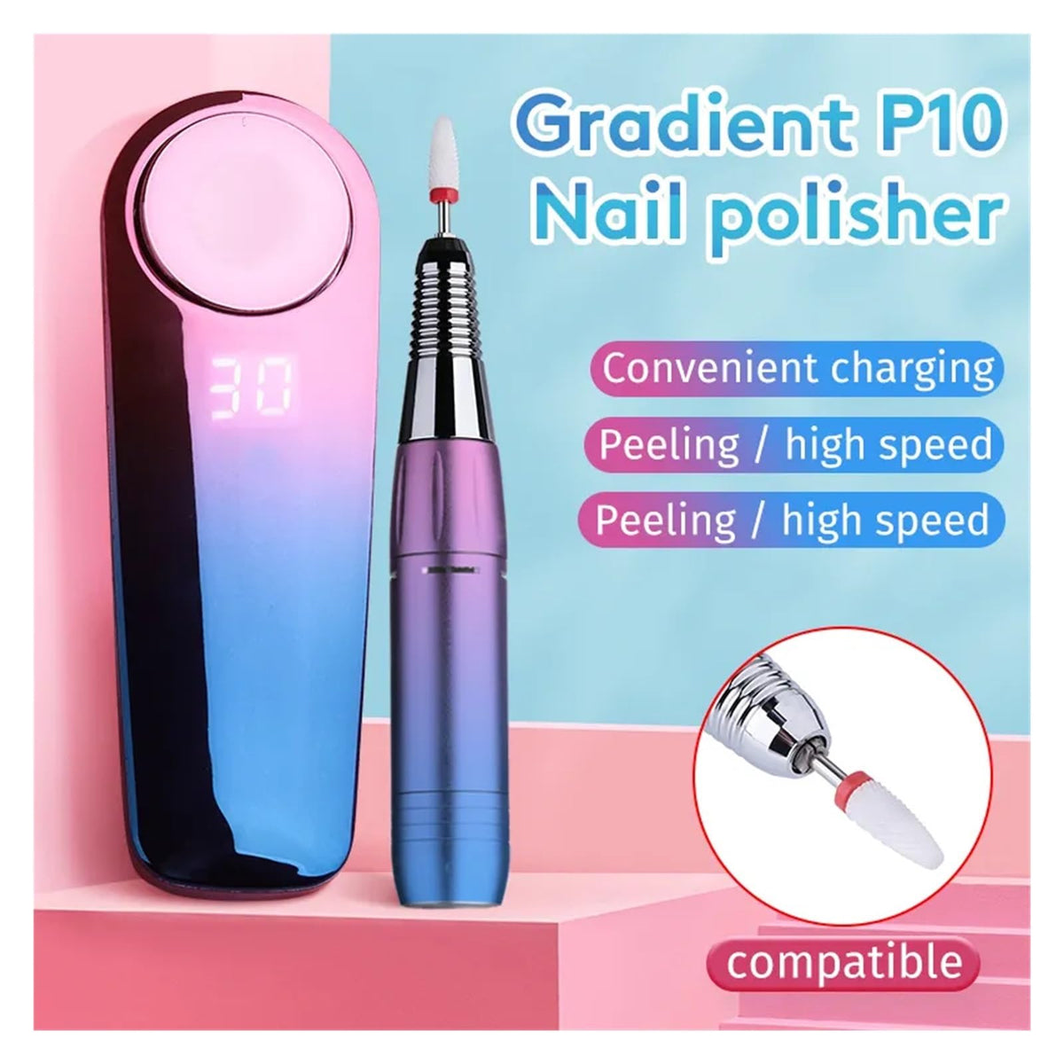 Rechargeable Electric Nail Drill