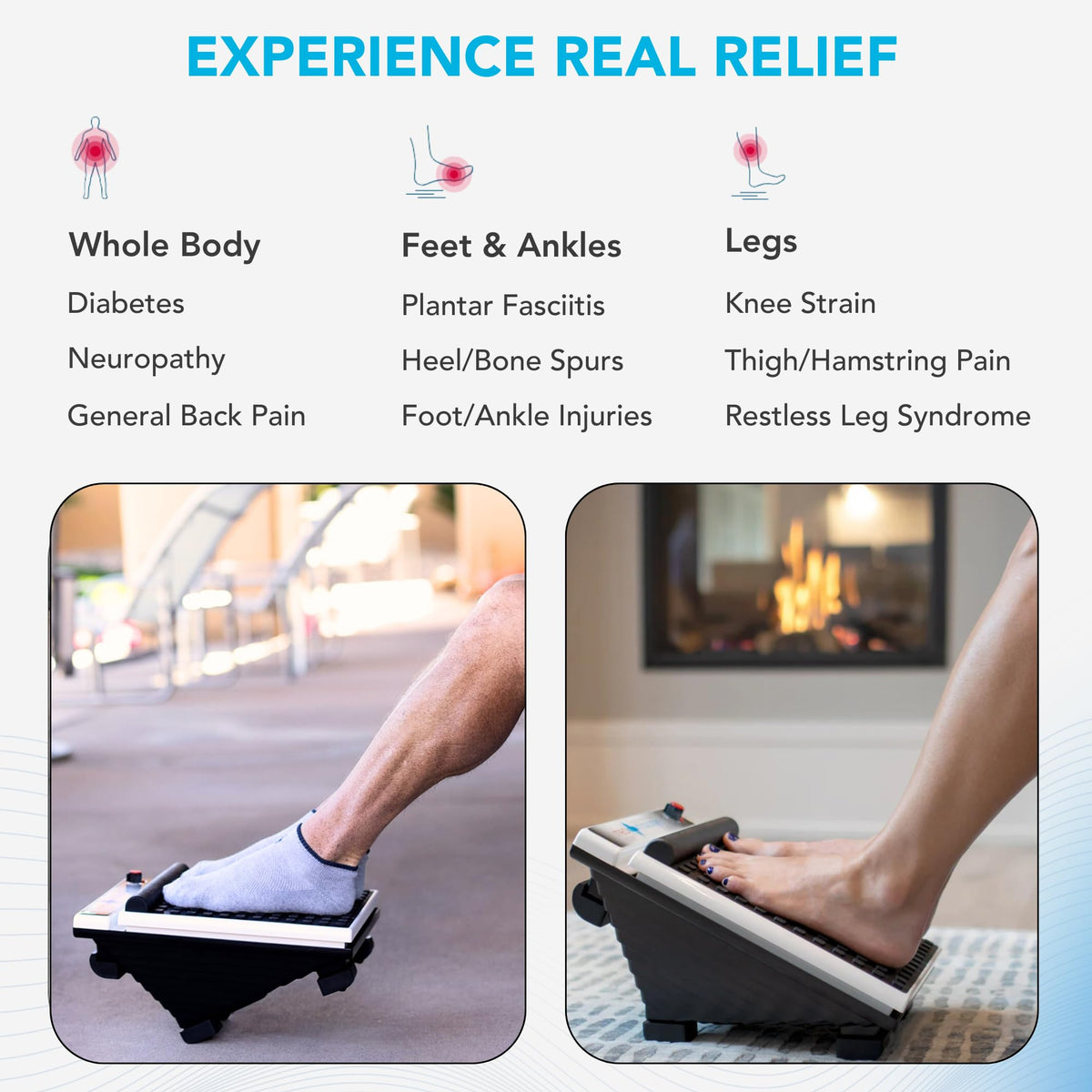 MedMassager Foot Massager Classic/Plus, Deep Tissue, Dual Speed, Portable