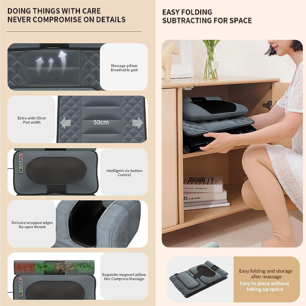 Full Body Heated Vibration Massage Mat