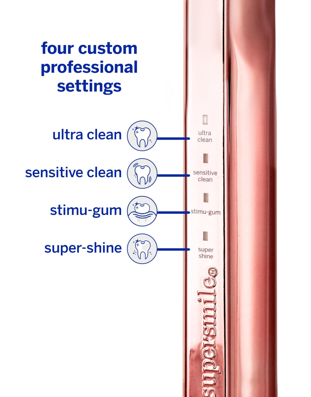 Rechargeable Sonic Toothbrush with Travel Cas