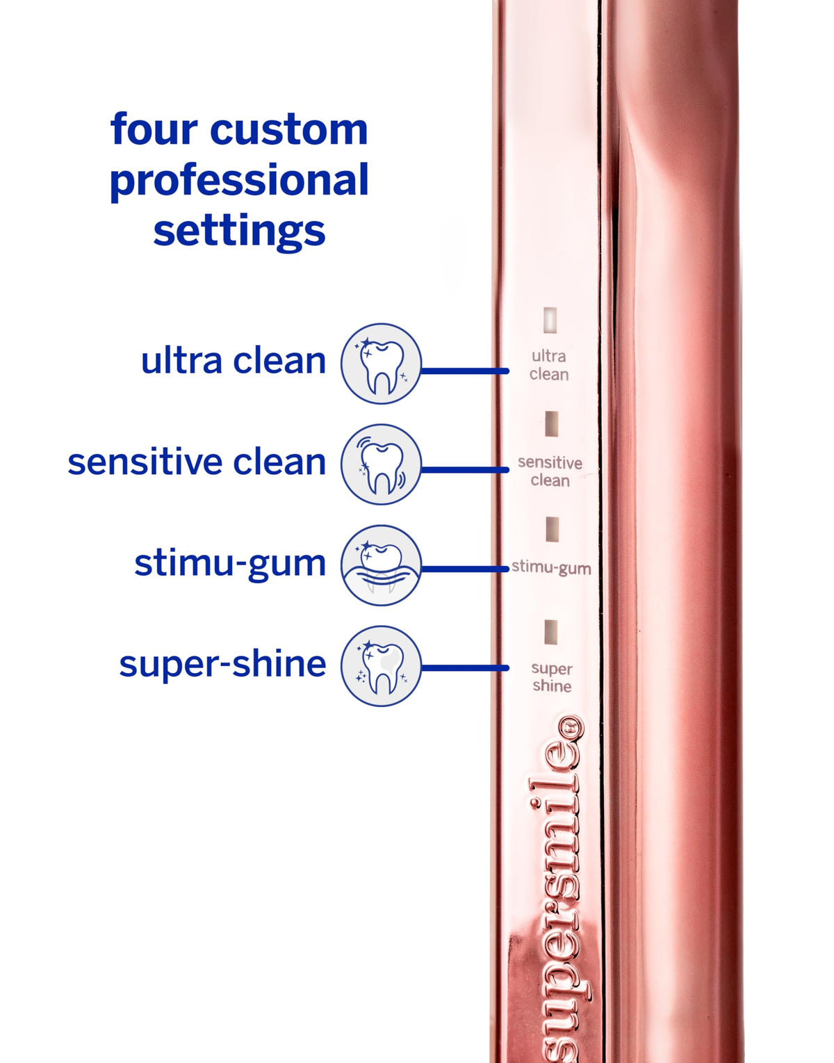 Rechargeable Sonic Toothbrush with Travel Cas