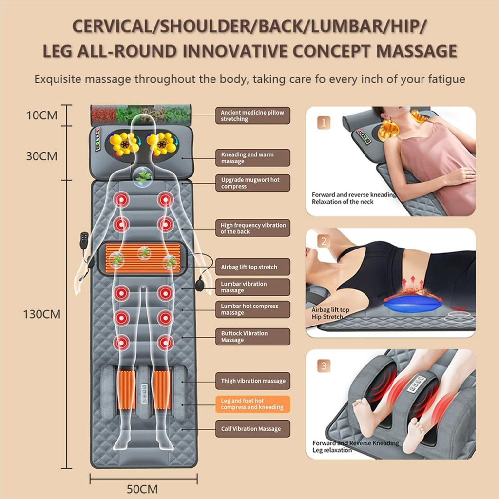 Full Body Heated Vibration Massage Mat