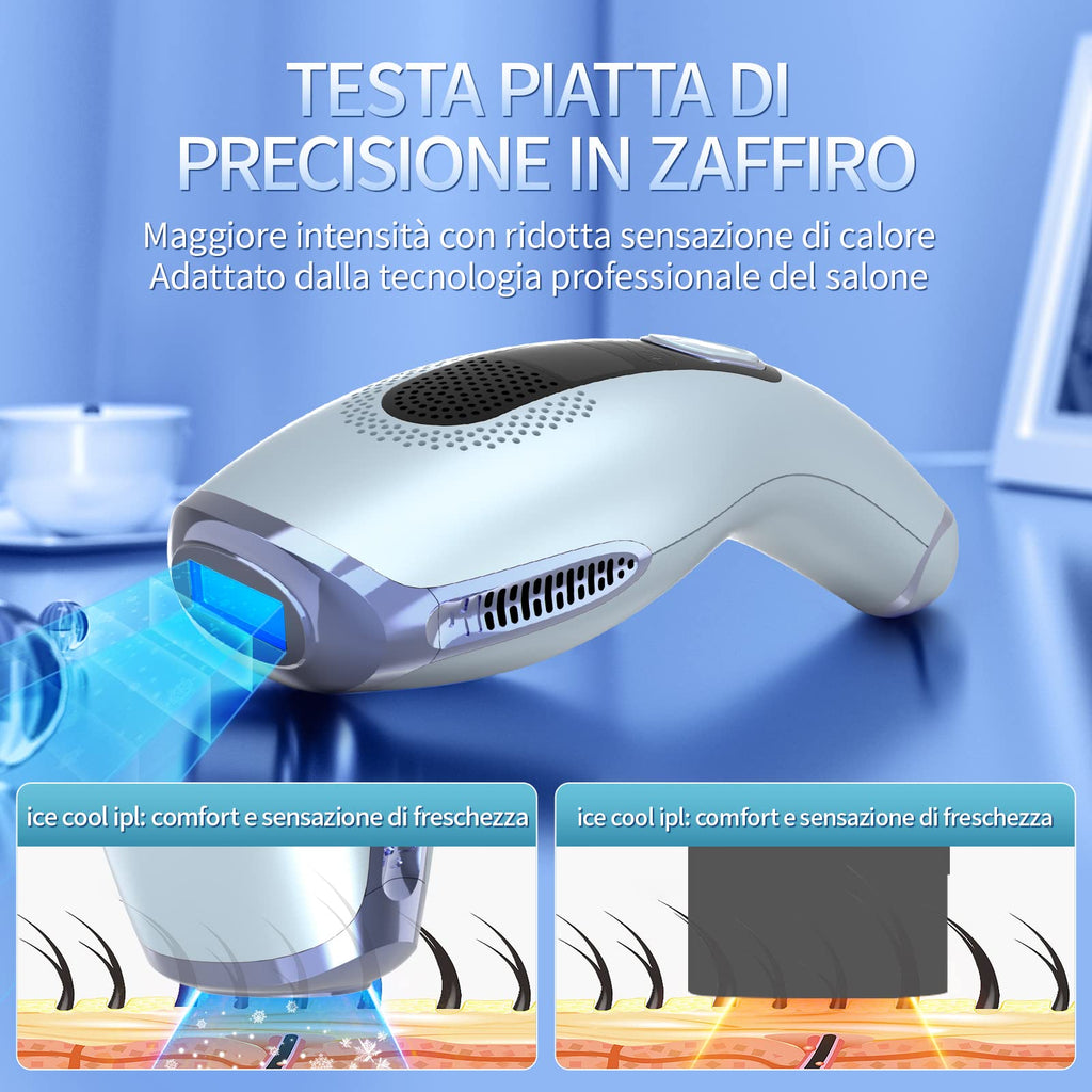 IPL Hair Removal Device with Sapphire Cooling