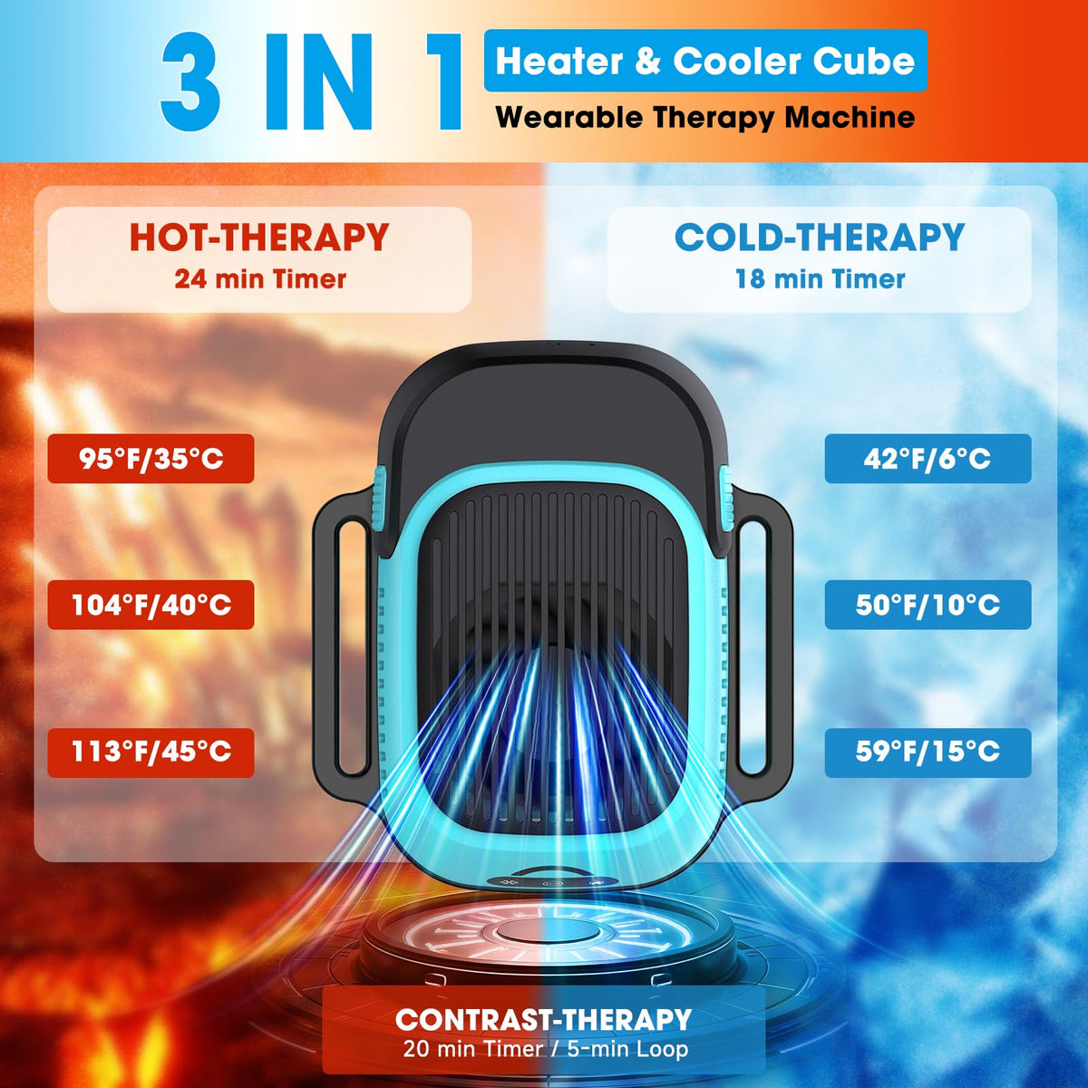 Hot & Cold Contrast Therapy Machine