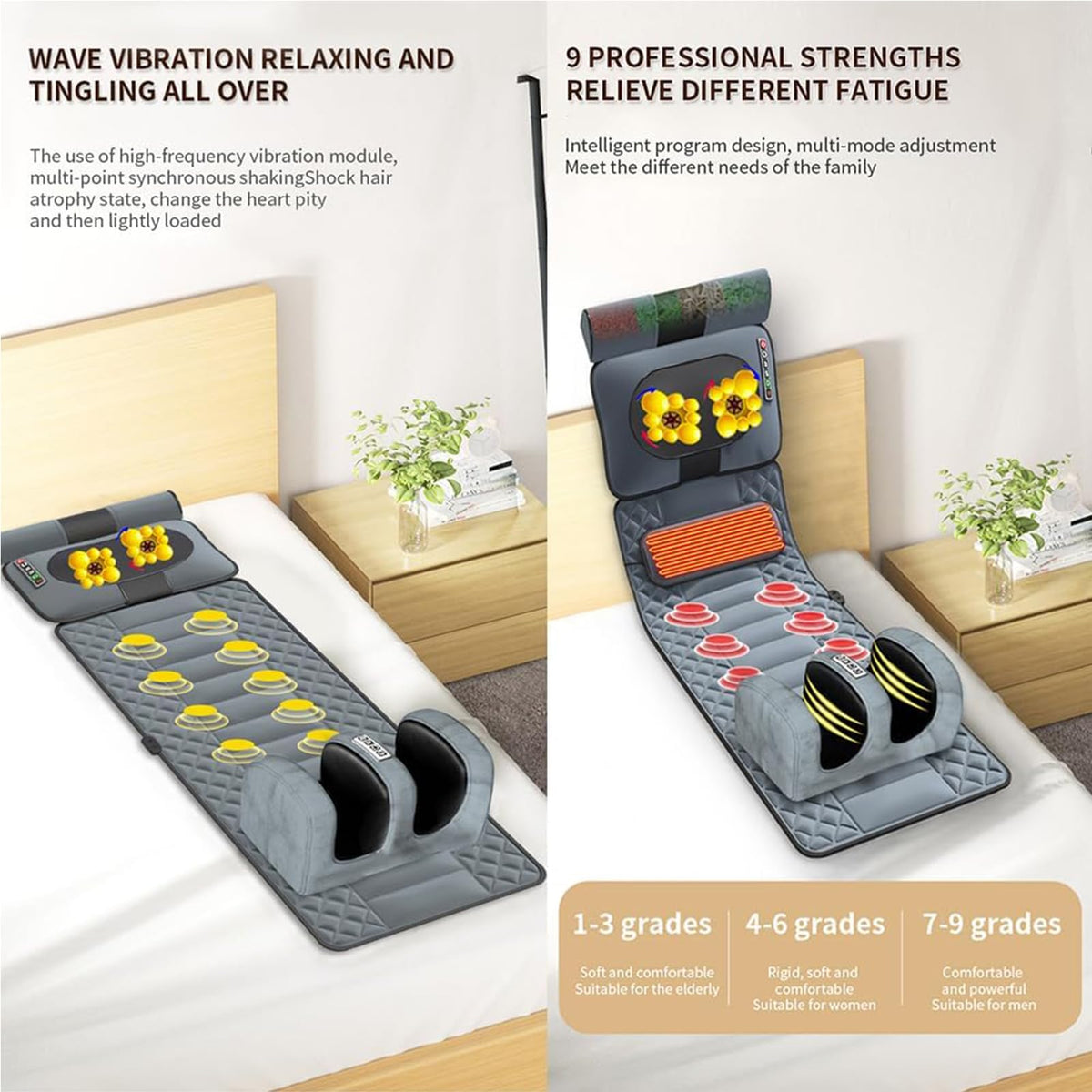 Full Body Heated Vibration Massage Mat