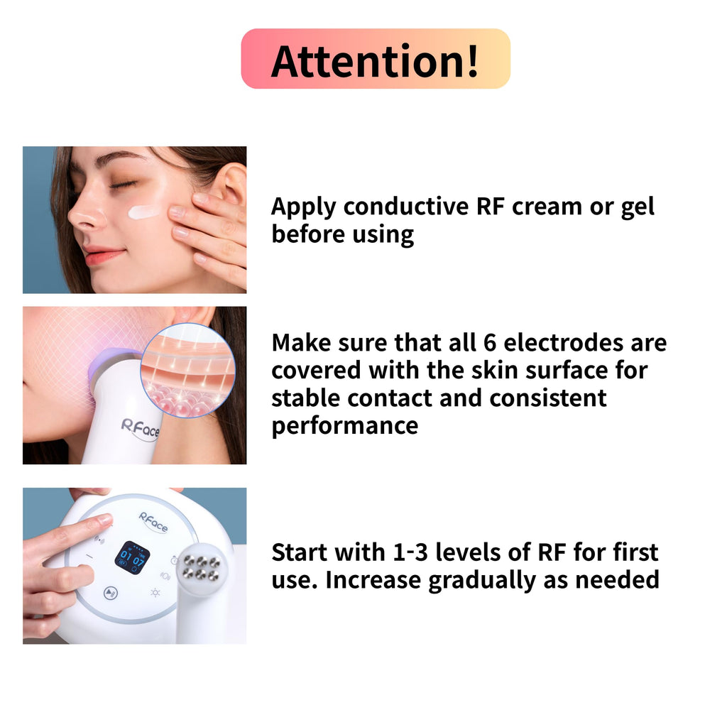 Face & Neck Beauty Device with Light Therapy & Vibration Massage