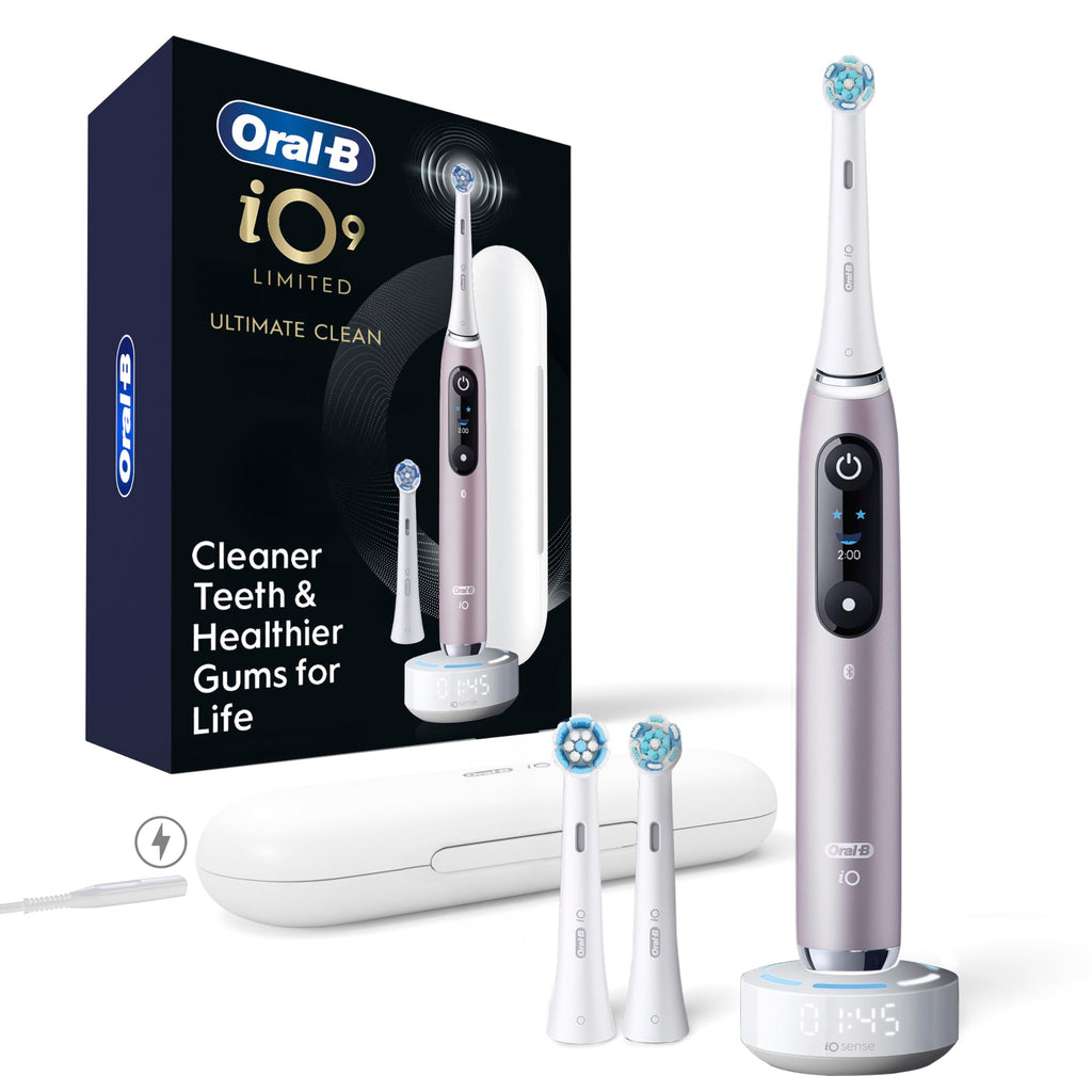 Rechargeable Electric Toothbrush with Brush Heads & Travel
