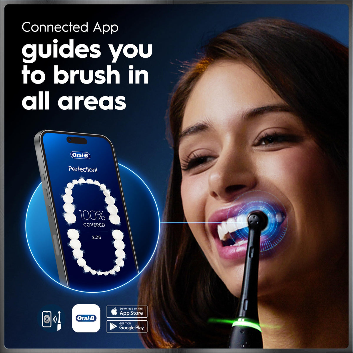 Rechargeable Electric Toothbrush with Brush Heads & Travel