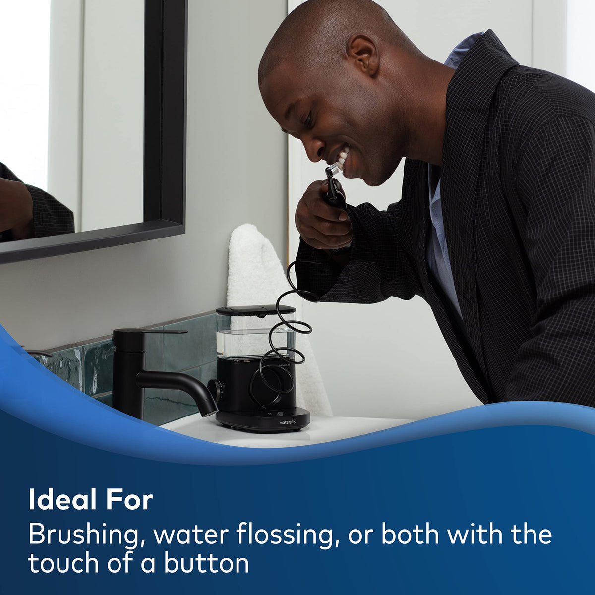 Electric Toothbrush & Water Flosser Combo