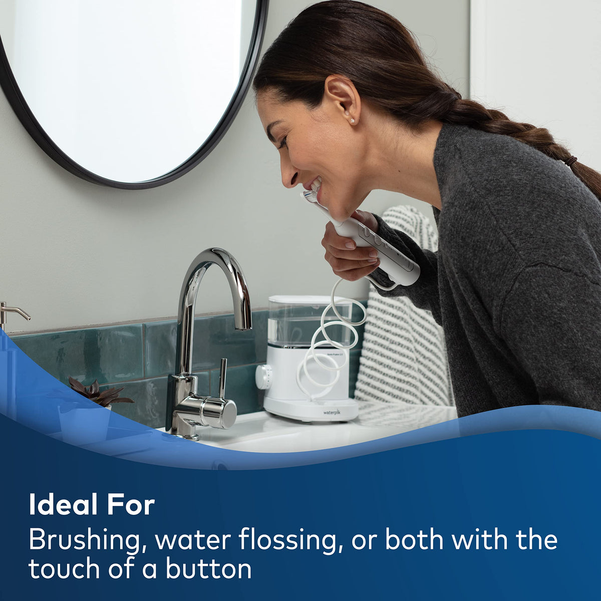 Electric Toothbrush & Water Flosser Combo