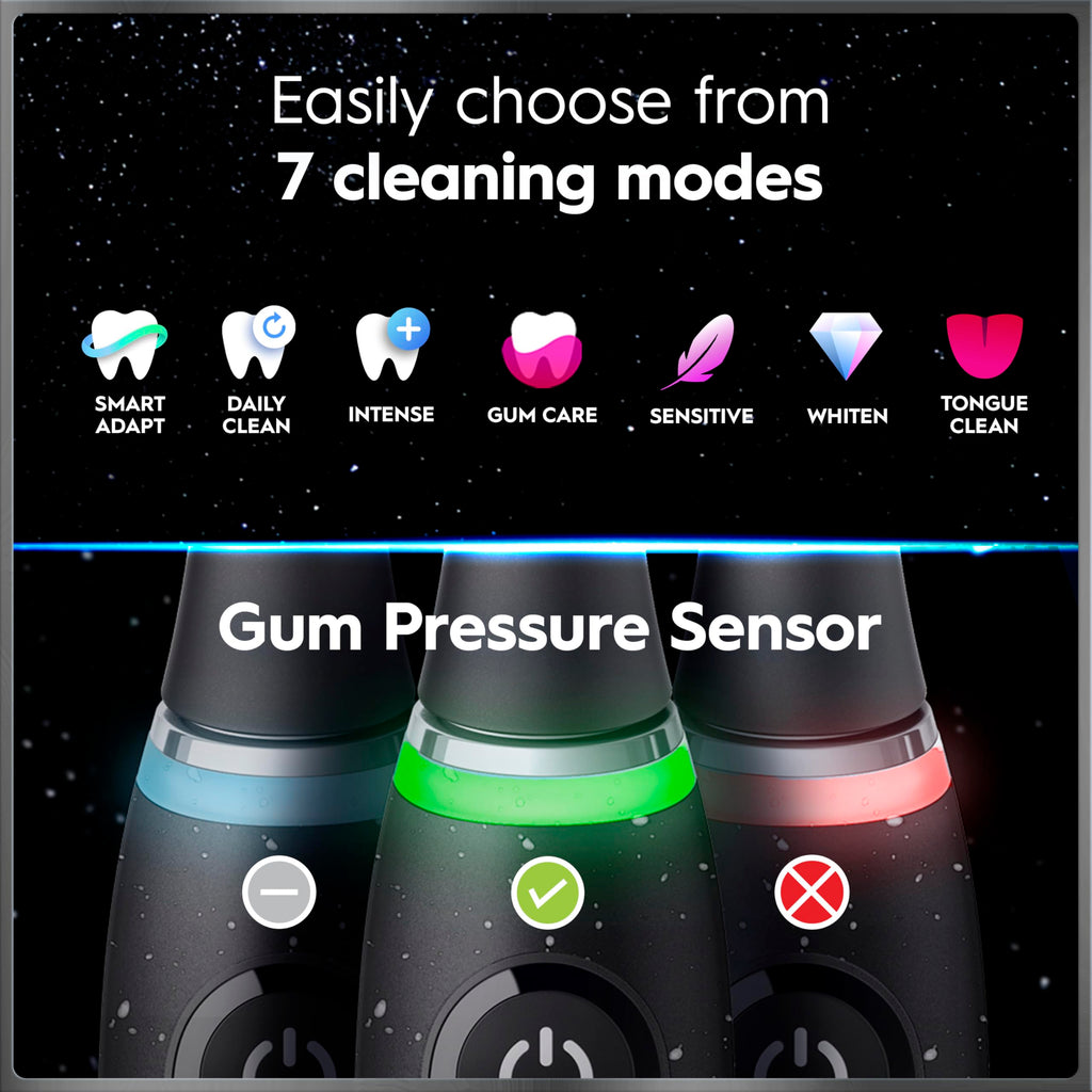 Rechargeable Electric Toothbrush with Brush Heads & Travel