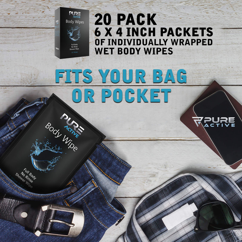 Extra-Large Deodorizing Body Wipes